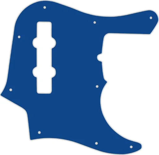 WD Custom Pickguard For Fender American Deluxe 1998-Present 22 Fret Jazz Bass #08 Blue/White/Blue