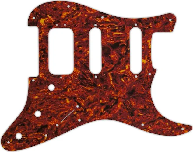 WD Custom Pickguard For Fender American Deluxe Stratocaster #05P Tortoise Shell/Parchment