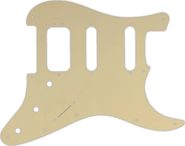 WD Custom Pickguard For Fender American Deluxe Stratocaster #06T Cream Thin