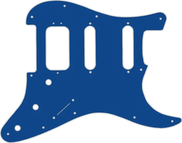 WD Custom Pickguard For Fender American Deluxe Stratocaster #08 Blue/White/Blue