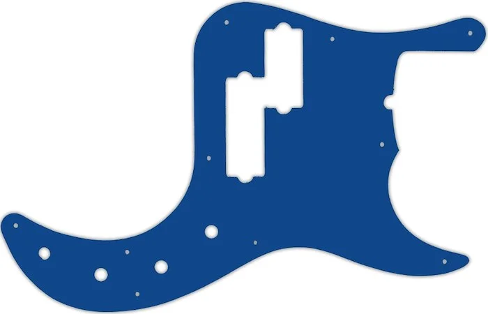 WD Custom Pickguard For Fender American Deluxe 5 String Precision Bass #08 Blue/White/Blue