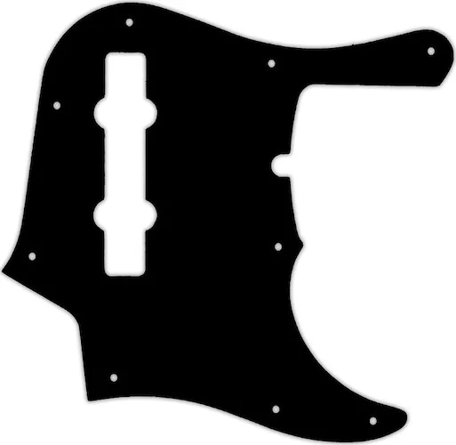 WD Custom Pickguard For Fender American Deluxe 1995-Present 22 Fret 5 String Jazz Bass #03 Black/Whi