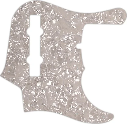 WD Custom Pickguard For Fender American Deluxe 1995-Present 22 Fret 5 String Jazz Bass #28A Aged Pea