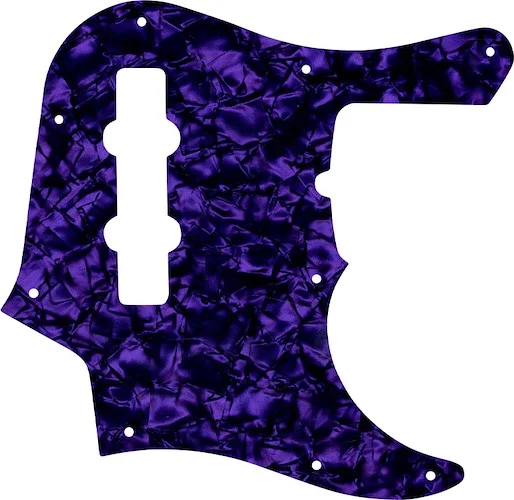 WD Custom Pickguard For Fender American Deluxe 1998-Present 22 Fret Jazz Bass #28PR Purple Pearl