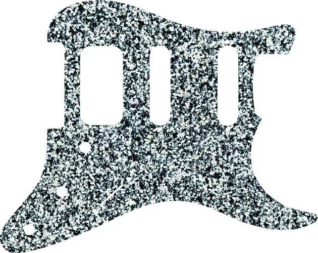 WD Custom Pickguard For Fender American Deluxe or Lone Star Stratocaster #60SS Silver Sparkle 