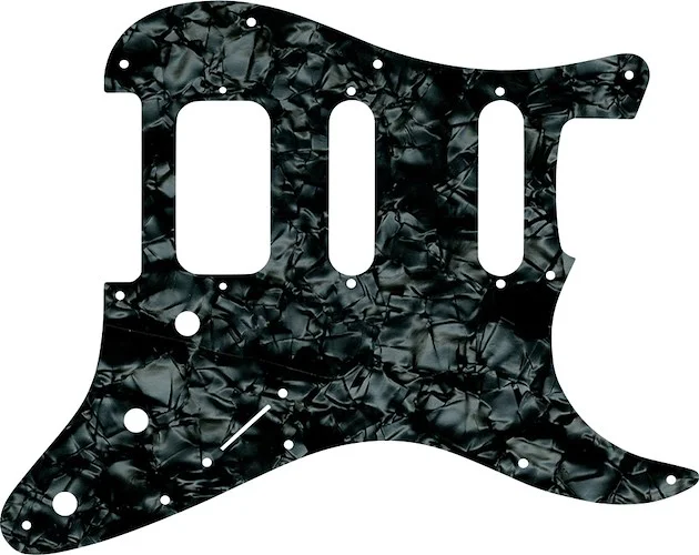 WD Custom Pickguard For Fender American Deluxe or Lone Star Stratocaster #28JBK Jet Black Pearl