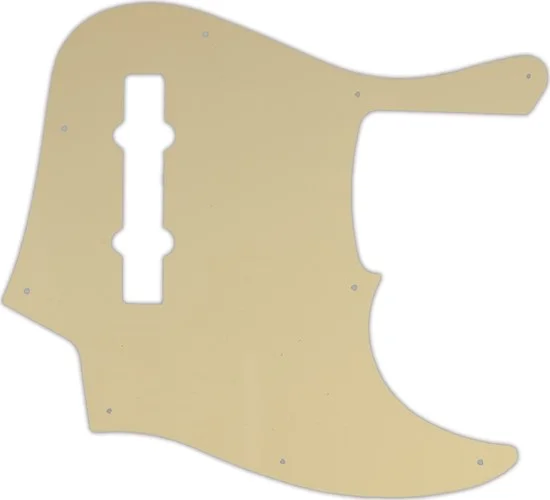 WD Custom Pickguard For Fender American Elite 5 String Jazz Bass V #06T Cream Thin