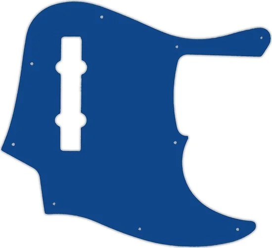 WD Custom Pickguard For Fender American Elite 5 String Jazz Bass V #08 Blue/White/Blue
