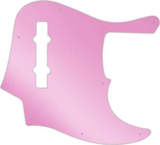 WD Custom Pickguard For Fender American Elite 5 String Jazz Bass V #10P Pink Mirror
