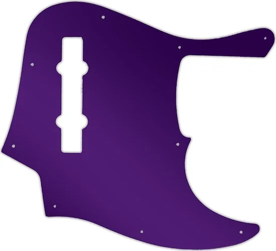 WD Custom Pickguard For Fender American Elite 5 String Jazz Bass V #10PR Purple Mirror
