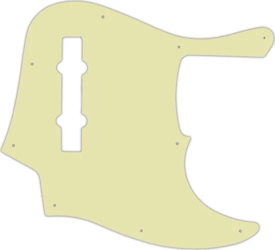 WD Custom Pickguard For Fender American Elite 5 String Jazz Bass V #34T Mint Green Thin