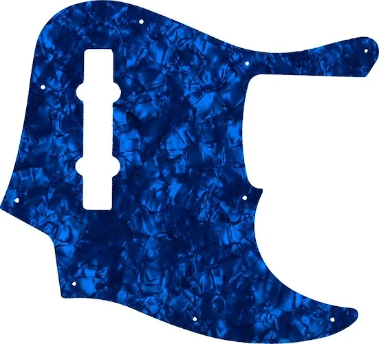 WD Custom Pickguard For Fender American Elite 5 String Jazz Bass V #28DBP Dark Blue Pearl/Black/White/Black