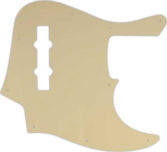 WD Custom Pickguard For Fender American Elite Jazz Bass #06T Cream Thin