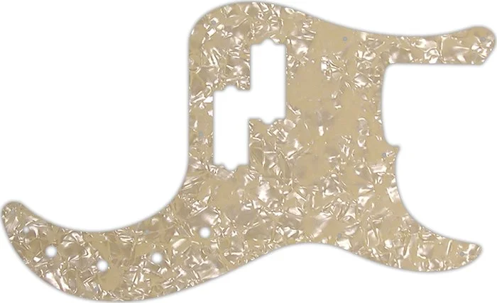 WD Custom Pickguard For Fender American Elite Precision Bass #28C Cream Pearl/Cream/Black/Cream