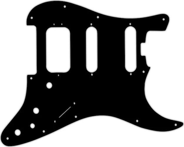 WD Custom Pickguard For Fender American Elite Stratocaster HSS #09 Black/White/Black/White/Black
