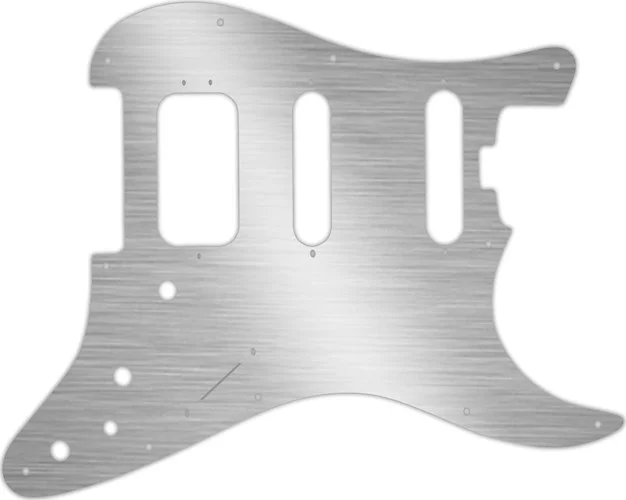 WD Custom Pickguard For Fender American Elite Stratocaster HSS #13 Simulated Brushed Silver/Black PV