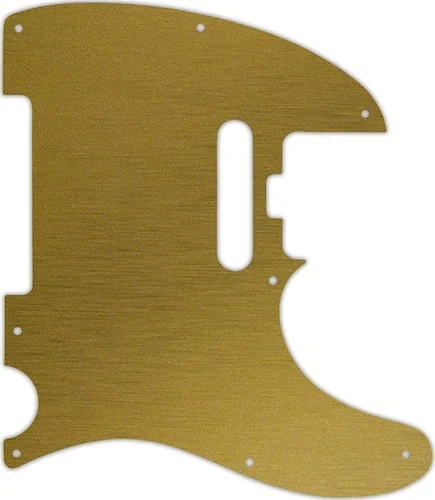 WD Custom Pickguard For Fender American Elite Telecaster #14 Simulated Brushed Gold/Black PVC
