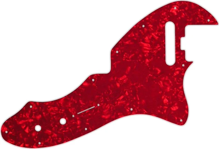 WD Custom Pickguard For Fender American Elite Telecaster Thinline #28R Red Pearl/White/Black/White
