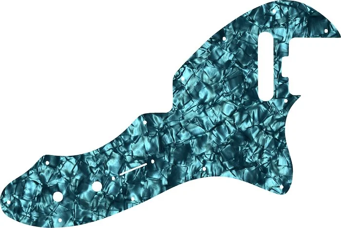 WD Custom Pickguard For Fender American Elite Telecaster Thinline #28AQ Aqua Pearl/Black/White/Black