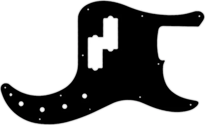 WD Custom Pickguard For Fender American Elite Precision Bass #03R Black/Red/Black