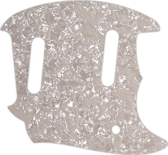 WD Custom Pickguard For Fender American Performer Mustang #28A Aged Pearl/White/Black/White