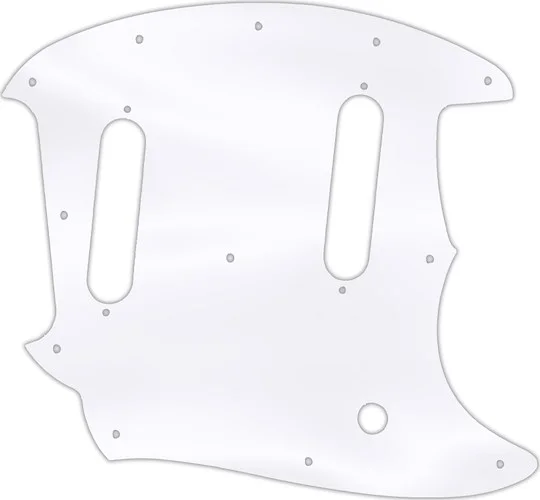 WD Custom Pickguard For Fender American Performer Mustang #45 Clear Acrylic