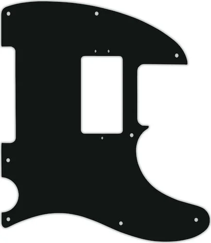 WD Custom Pickguard For Fender American Performer Telecaster Humbucker #01A Black Acrylic