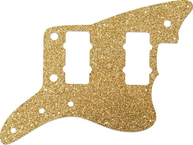 WD Custom Pickguard For Fender American Performer Jazzmaster #60RGS Rose Gold Sparkle 