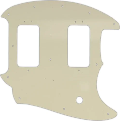 WD Custom Pickguard For Fender American Special Mustang #55S Parchment Solid