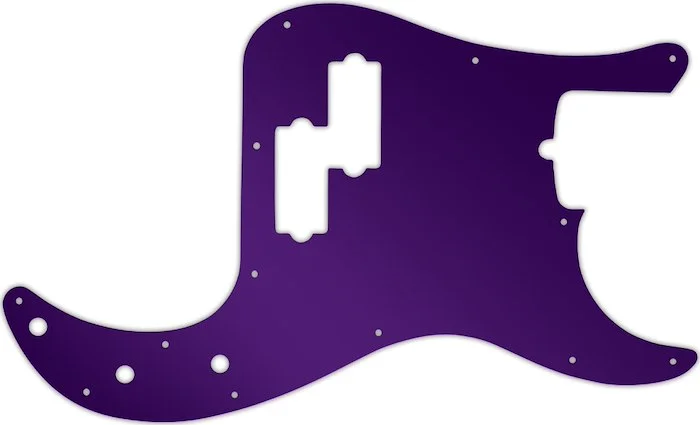 WD Custom Pickguard For Fender American Standard Precision Bass #10PR Purple Mirror