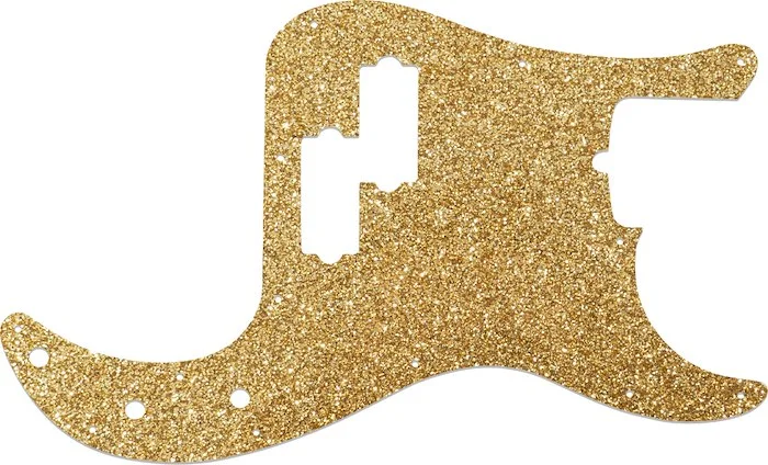 WD Custom Pickguard For Fender American Standard Precision Bass #60RGS Rose Gold Sparkle 