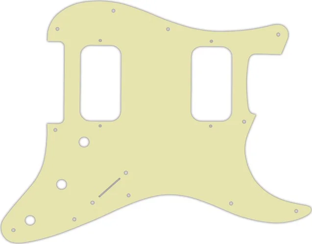 WD Custom Pickguard For Fender Big Apple Or Double Fat Stratocaster #34 Mint Green 3 Ply
