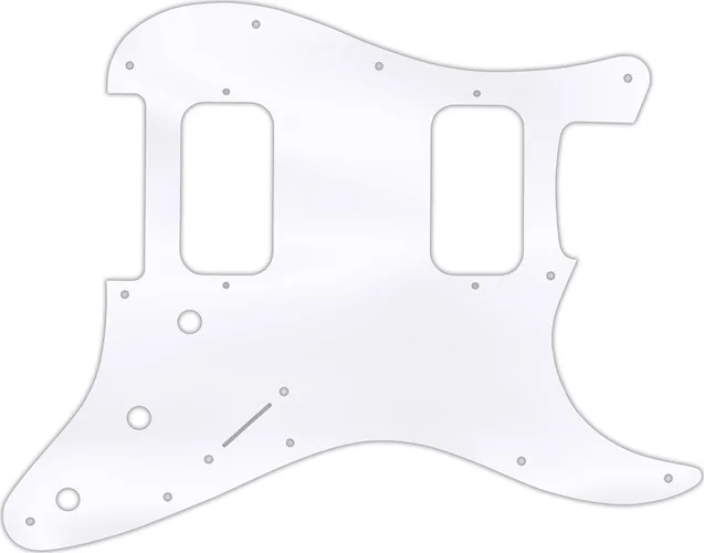 WD Custom Pickguard For Fender Big Apple Or Double Fat Stratocaster #45 Clear Acrylic