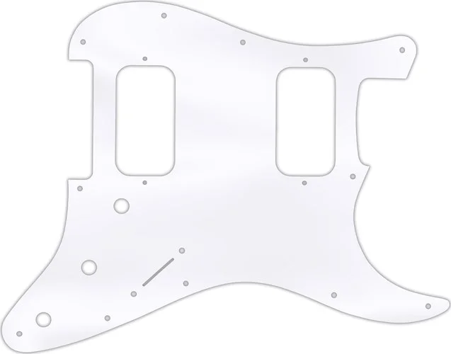 WD Custom Pickguard For Fender Big Apple Or Double Fat Stratocaster #45T Clear Acrylic Thin