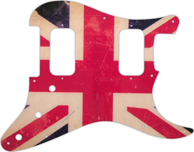 WD Custom Pickguard For Fender Big Apple Or Double Fat Stratocaster #G04 British Flag Relic Graphic