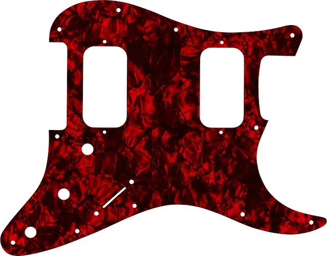 WD Custom Pickguard For Fender Big Apple Or Double Fat Stratocaster #28DRP Dark Red Pearl/Black/White/Black