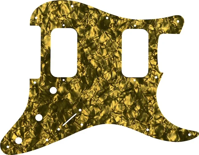 WD Custom Pickguard For Fender Big Apple Or Double Fat Stratocaster #28GD Gold Pearl/Black/White/Black