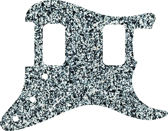 WD Custom Pickguard For Fender Big Apple Or Double Fat Stratocaster #60SS Silver Sparkle 