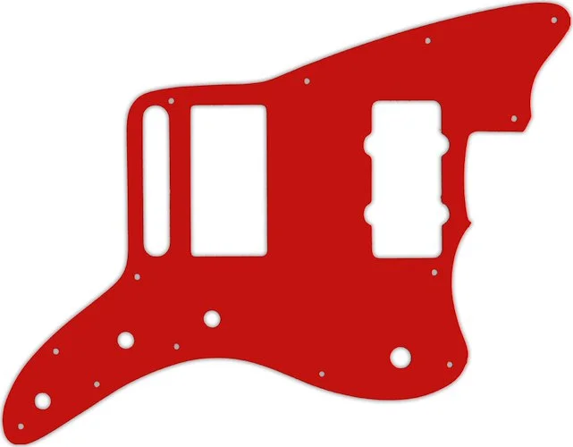 WD Custom Pickguard For Fender Blacktop Jazzmaster #07 Red/White/Red