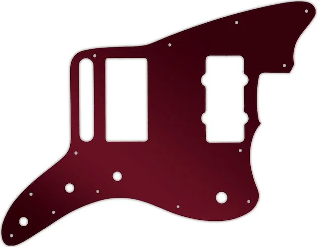 WD Custom Pickguard For Fender Blacktop Jazzmaster #10R Red Mirror