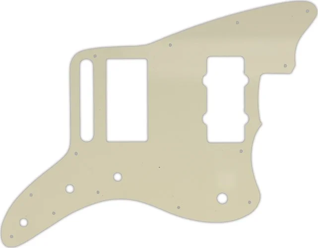 WD Custom Pickguard For Fender Blacktop Jazzmaster #55 Parchment 3 Ply