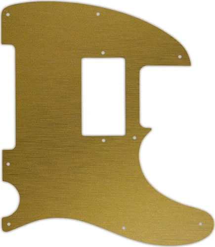 WD Custom Pickguard For Fender Blacktop Telecaster #14 Simulated Brushed Gold/Black PVC