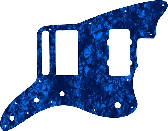 WD Custom Pickguard For Fender Blacktop Jazzmaster #28DBP Dark Blue Pearl/Black/White/Black