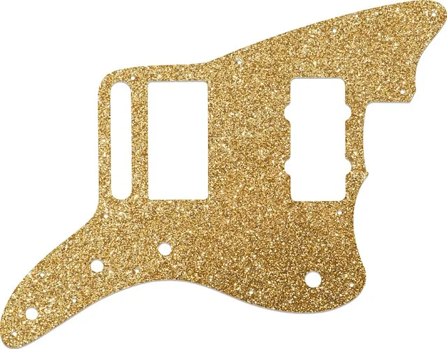 WD Custom Pickguard For Fender Blacktop Jazzmaster #60RGS Rose Gold Sparkle 