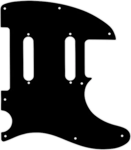 WD Custom Pickguard For Fender Blacktop Baritone Telecaster #29T Matte Black Thin
