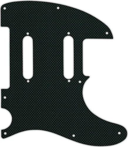 WD Custom Pickguard For Fender Blacktop Baritone Telecaster #17B Simulated Black Carbon Fiber