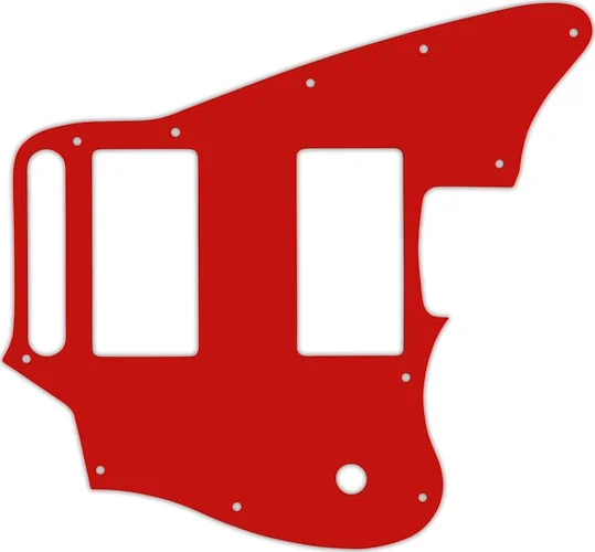 WD Custom Pickguard For Fender Blacktop Jaguar #07S Red Solid
