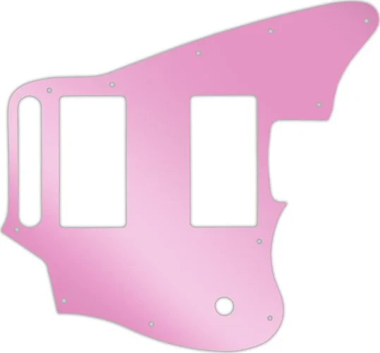 WD Custom Pickguard For Fender Blacktop Jaguar #10P Pink Mirror