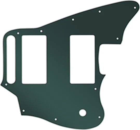 WD Custom Pickguard For Fender Blacktop Jaguar #10S Smoke Mirror