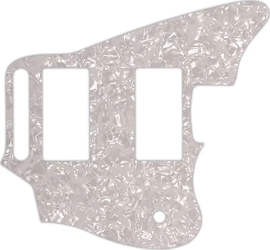WD Custom Pickguard For Fender Blacktop Jaguar #28 White Pearl/White/Black/White